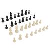 Chess Pieces Only PP Replacement Chessmen Figurine Pieces 75mm Height King for Party Camping Relaxing
