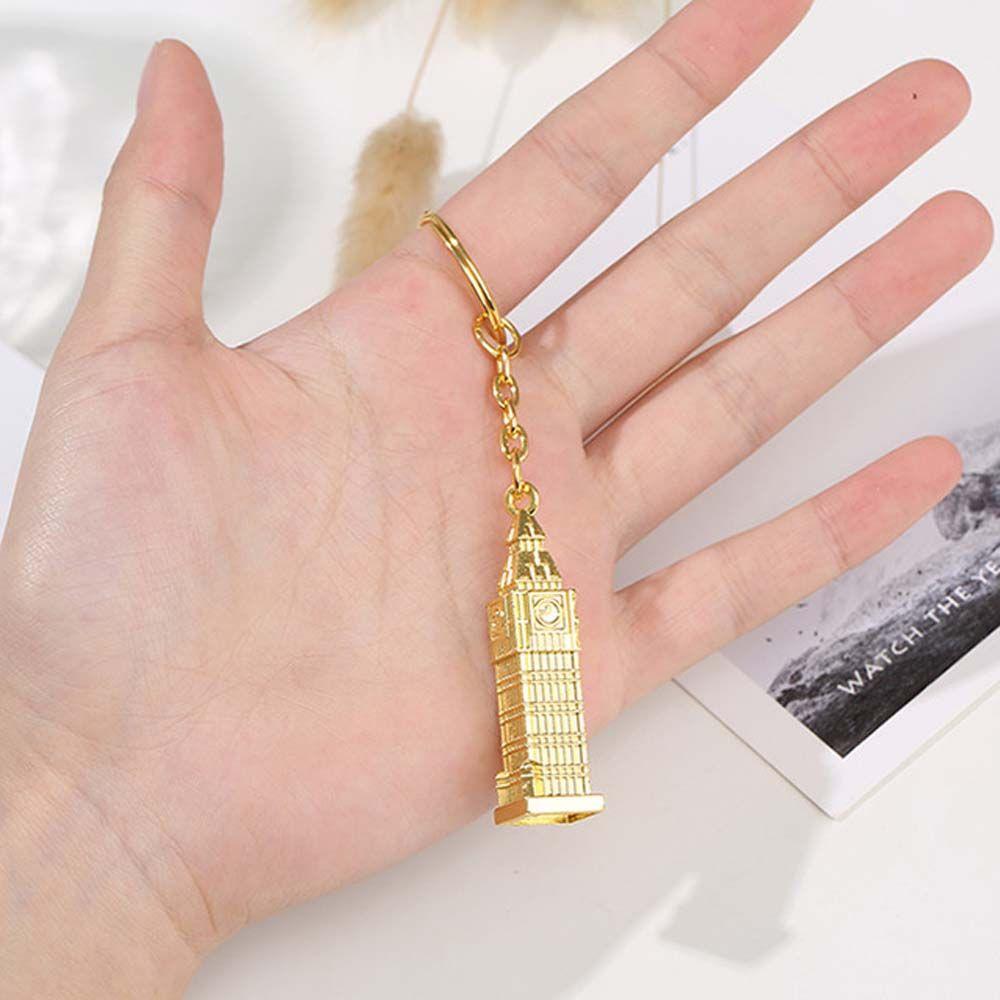 British Travel Souvenir Unisex Men Big Ben Clock Gifts Key Holder Metal Keychain Key Ring