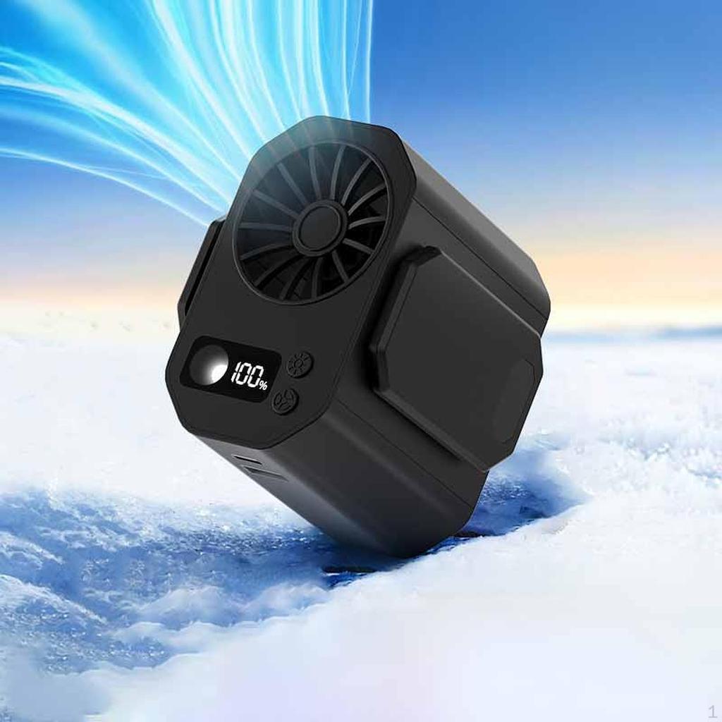 Портативный поясной зажим для вентилятора, многофункциональный, легкий, бесшумный, небольшой, персональный, перезаряжаемый