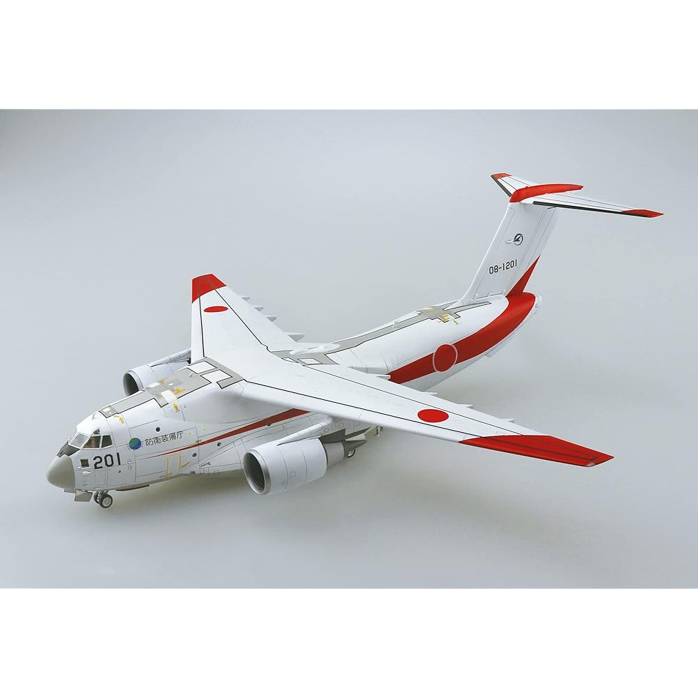 Aoshima Bunka Kyozai Серия самолетов 1/144 №. 5-й транспортный самолет C-2 Сил самообороны Японии "Прототип" Пластиковая модель