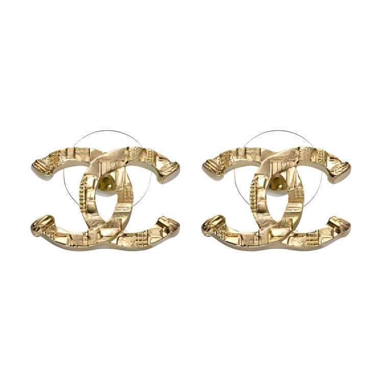 CHANEL Metal Earrings Women's Gold ABB375-B13473-NP955