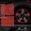 20 шт., автомобильные шины, светоотражающие полоски, наклейки, колеса автомобиля, мотоцикла, высокие отражения