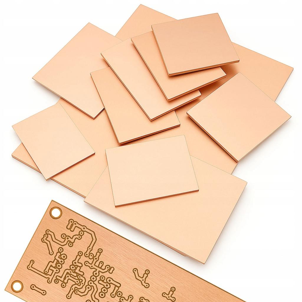 Pcb Fr4 2Mm 20X30Cm - Uniwersalny Laminat Dwustronny | Miedź Obustronna | Do Tworzenia Obwodów Drukowanych | Diy I Profesjonalne Pcb