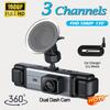 Автомобильный видеорегистратор 1080P Видеорегистратор НОВЫЙ 360° 3/4-канальная камера для вождения с передней левой правой задней ночной съемкой 2.0 Автомобильные аксессуары