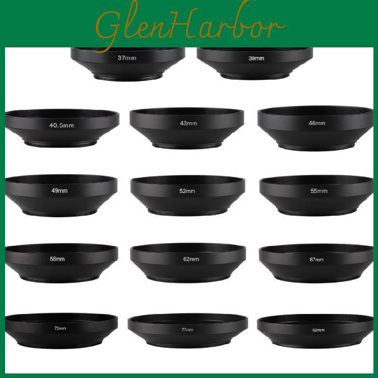 Metal Hood 72mm Lens 62mm 77mm 82mm 39mm 405mm 43mm 46mm 49mm 52mm 55mm 58mm For Dslr Cameras Superior Protections