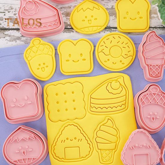 8 шт., форма для печенья, рождественская мультяшная форма для печенья, милые изысканные формочки для печенья «сделай сам», для домашнего фестиваля