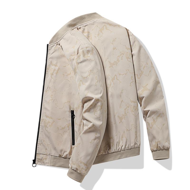 Камуфляжная бейсбольная куртка-бомбер для весны и осени, мужская тонкая повседневная куртка, японская рабочая одежда большого размера, топ-авиатор