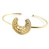 [N7873] - Open Gold Plated Bracelet 'Carmen' Gold