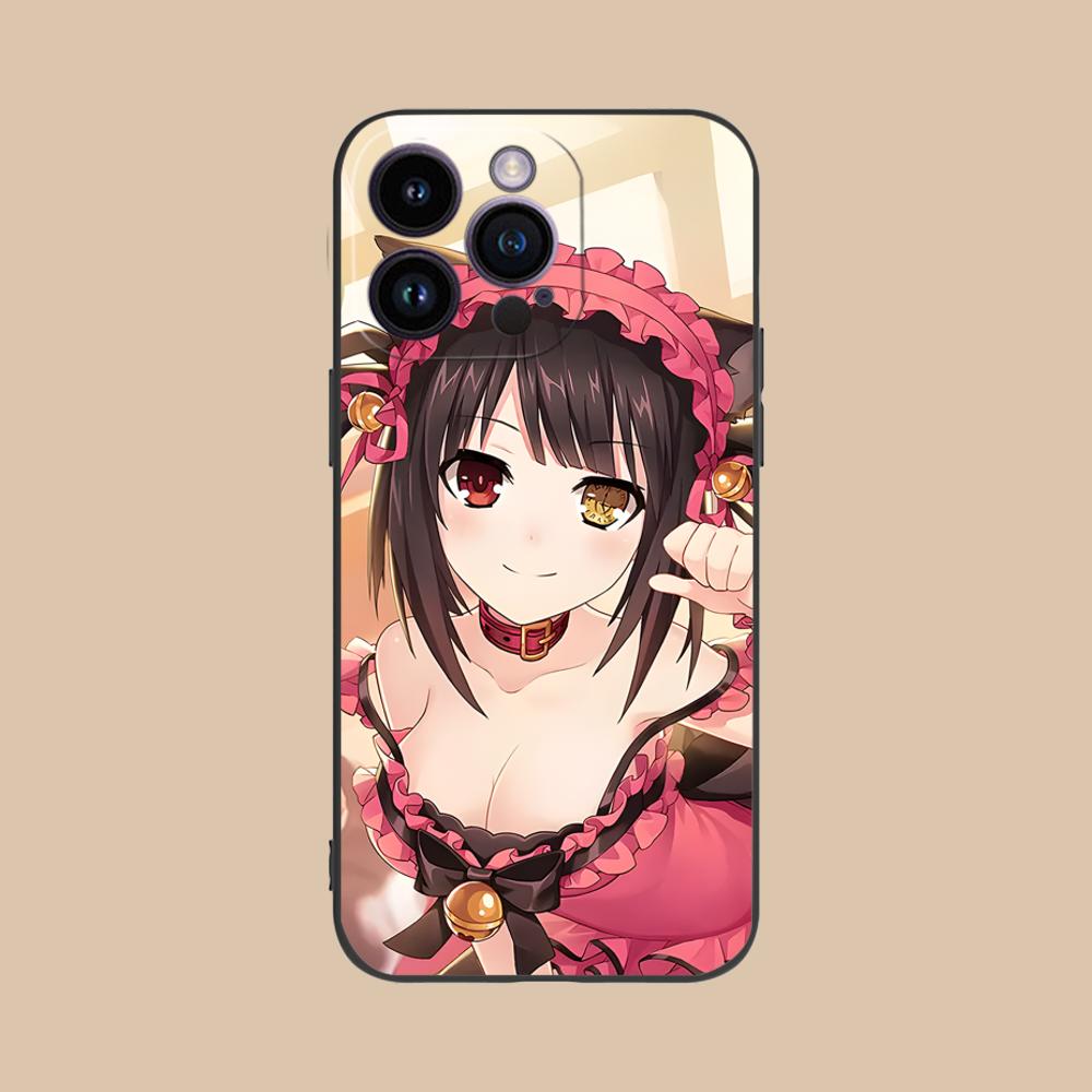 Чехол для телефона Kurumi Tokisaki из Date a Live для iPhone 17 16 15 14 13 12 11 X XR XS 8 7 Pro Max Plus Mini Цветной Защитный чехол