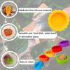6pcs Silicone Feeding Dish Reusable Gecko Feeding Cups BPA Free Small Reptile Bowl  Pet Supplies