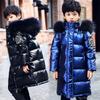 Boys Down Jacket Coat Overcoat Cotton Lovey Warm Thicken Winter Plus Size Children's Clothing