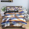 Feathers Duvet Cover Queen/King Size Boho Colorful Bird Feather Bedding Set Tropical Leaves 2/3pcs Polyester Comforter Cover