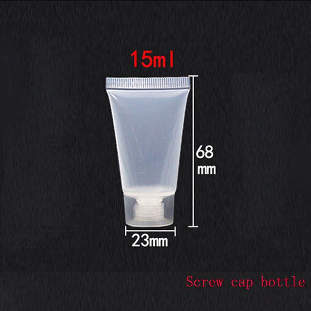 Шланг Сжимаемый Портативный Пластиковый Портативные Пустые Косметические Бутылки Очищающее Средство Для Лица Прозрачный