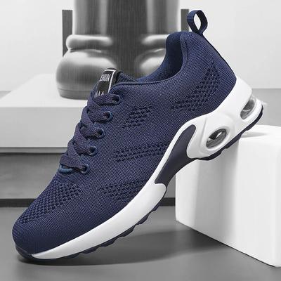 Модная осенняя женская обувь Модная новая универсальная сетчатая удобная дышащая шнуровка Повседневная обувь Женские кроссовки больших размеров