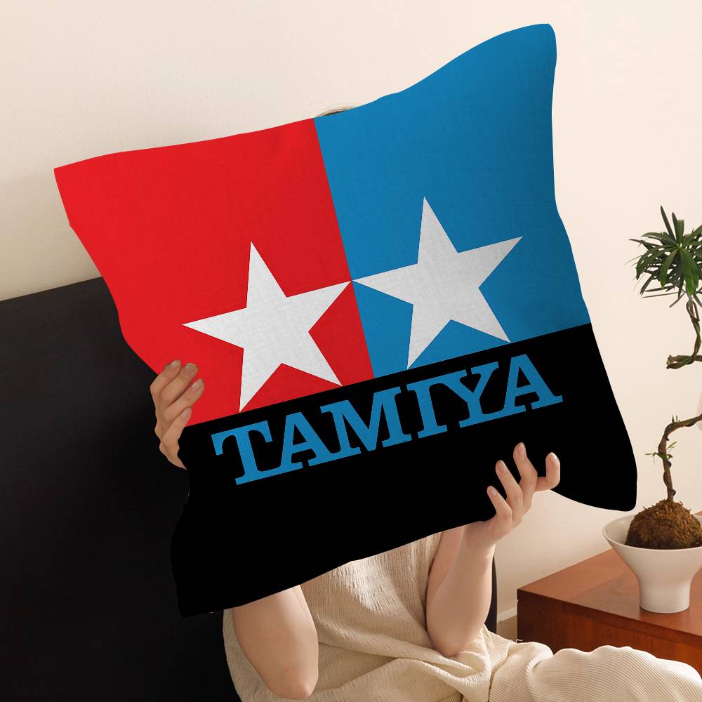 Подушка с логотипом T-Tamiya Наволочка Мультяшный Подарок Чехол для Подушки Спальня Дом Диван Стул Сиденье Декор Наволочка