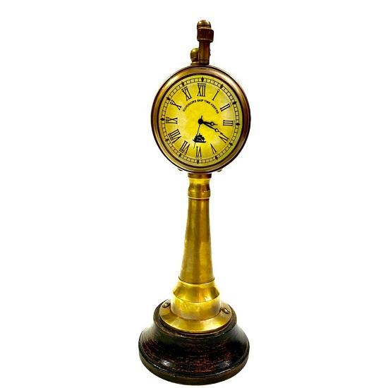 Морской ручной латунный телеграф для морского корабля Звуковой телеграф с часами для дома, офисного декора