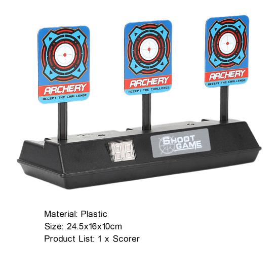 Электрический подсчет очков с мишенью Мобильная вспышка Возврат Автоматическая 3-позиционная мишень для стрельбы по мишеням на открытом воздухе