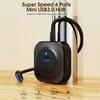 USB 3.0 2.0 ХАБ Разветвитель USB-кабеля для USB-накопителя Картридера Клавиатуры Мыши Удлинитель для Ноутбука ПК Телефона Планшета Зарядная Станция ХАБ