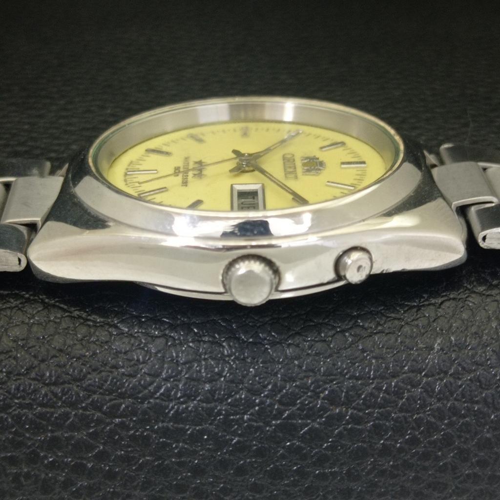 ПОДЛИННЫЕ ВИНТАЖНЫЕ МУЖСКИЕ ЧАСЫ ORIENT AUTOMATIC 46943 ЯПОНИЯ ОРИГИНАЛЬНЫЙ ЦИФЕРБЛАТ a703483-1