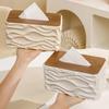 Elegant Tissue Storage Box Minimalist Paper Container Creative Paper Towel Case  Kitchen