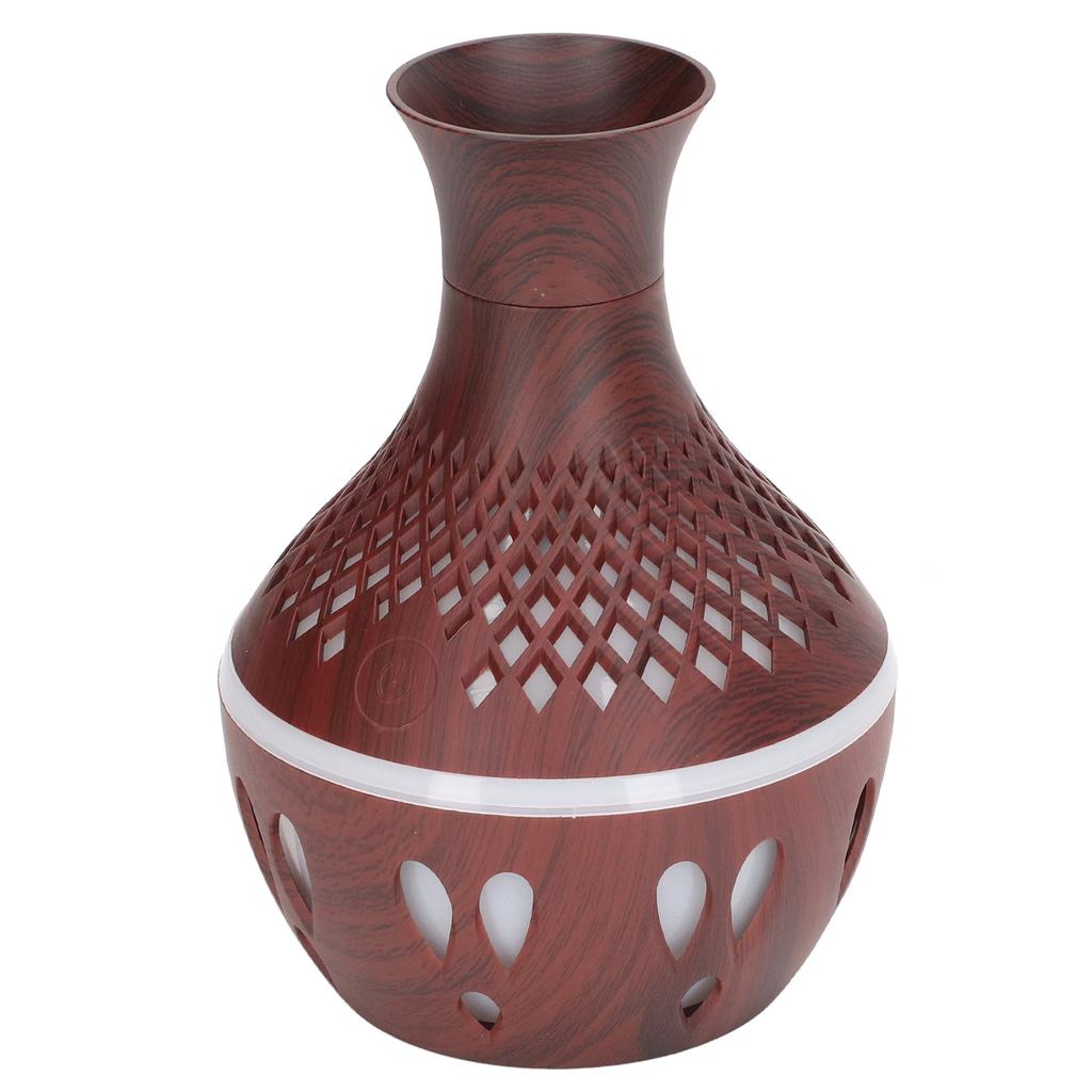 Aromatherapy Humidifier Silent Waterless Auto Off Wood Grain USB Aroma Diffuser Humidifier with