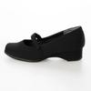 Formal pumps for with silent arch suitable for formal occasions shoe numerical women, black, strap, water-repellent finish, heel, support, (106915)