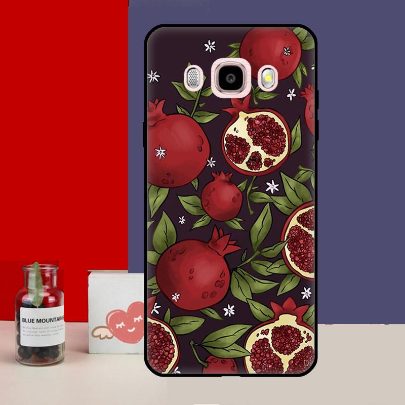 Чехол с изображением фруктов и красного граната для Samsung Galaxy J3 J5 J7 2016 A3 A5 2017 A6 A7 A8 A9 J8 J4 J6 Plus 2018 задняя крышка