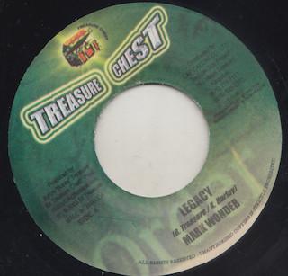 7-дюймовая пластинка MARK WONDER / RADIC - Legacy / Ease The Pressure НИКАКОЙ Сундук с сокровищами Ямайка Регги, Ска и Даб Б/У