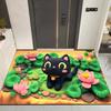 3D Мультяшный Милый Кот Ковер Коврик для Гостиной Детской Спальни Коврик для Дивана Придверный Коврик Напольный Ковер Домашний Декор Противоскользящий Мягкий Коврик Подарок