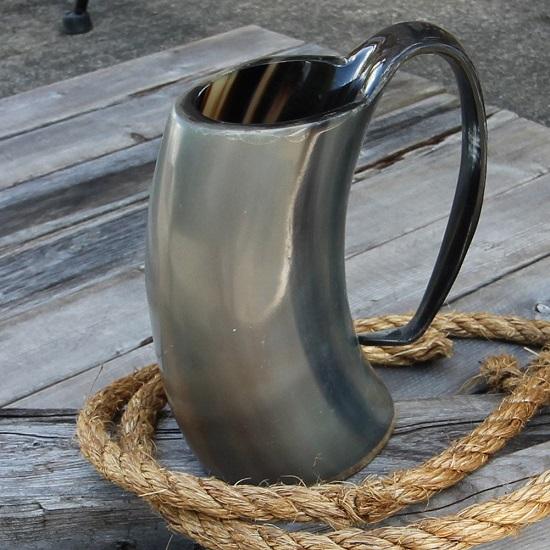 Medieval Humble Brew Natural Buffalo Horn Tankard