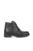 Men's Fashion Genuine Leather Flat Heeled Boots Bootie Boots with Wool and Fur Inside Black Winter Boots Shoes