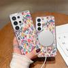 Магнитный прозрачный акриловый чехол для мобильного телефона Samsung S24 + чехол для мобильного телефона с грибами S22 Версия Supreme S23Ultra