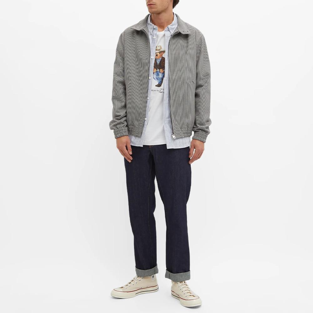 Polo Ralph Lauren Polo Bear Logo Printed Pullover Long Sleeve Hoody Men sweatshirt White 710858026-001