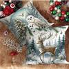 Christmas European Decorative Throw Pillow Case Pillow Case Sofa Living Room Cushion Pillow Case