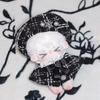 Niannyyhouse 10 см Набор плюшевой одежды с пончо, шляпой и шалью для хлопковой куклы (белый)
