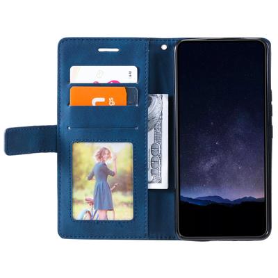 Чехол для Motorola Moto G75 5G с тиснеными линиями, из искусственной кожи, с отделкой, кошелек-чехол для телефона