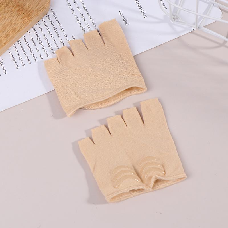 Летние носки Half Palm Five Fingers Socks с невидимым тонким каблуком спереди с открытым носком женские неглубокие сандалии носки с раздвоенным носком