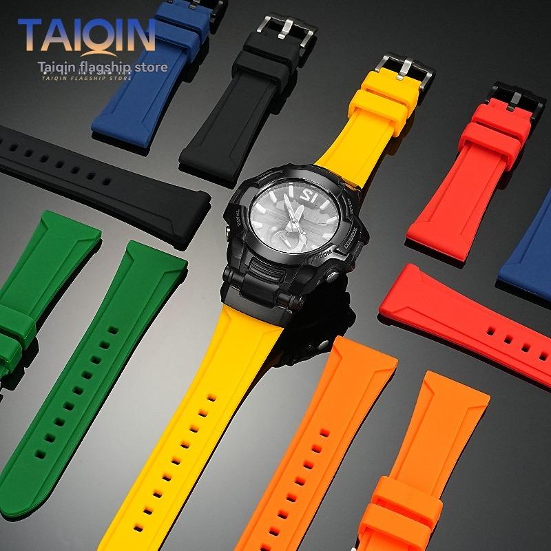 GR-B100 Силиконовый Ремешок для Часов Мужской Для Уличного Спорта Для Casio G-SHOCK 5536 GR-B100GB-1A GR-B100-1A4 Модифицированный Ремешок Браслет
