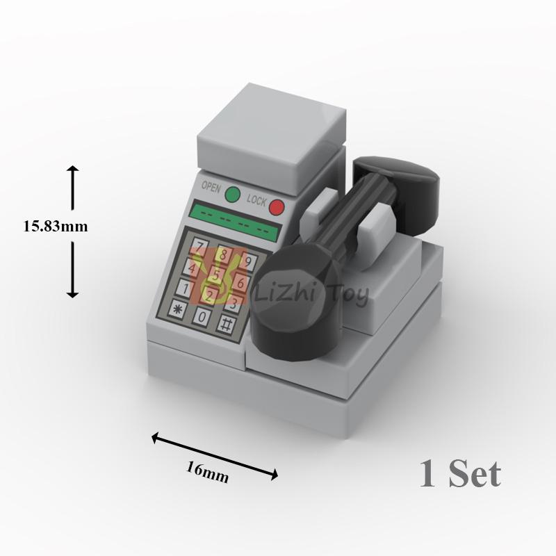 MOC Городские уличные фигурки Вид Печать Еда Десерт Традиционная китайская кухня Строительные блоки Монитор Глаза Кирпичики Напечатанные игрушки