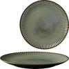 Minoru Pottery Mino Ware Kiln SENDAN 235 Plate Серый
