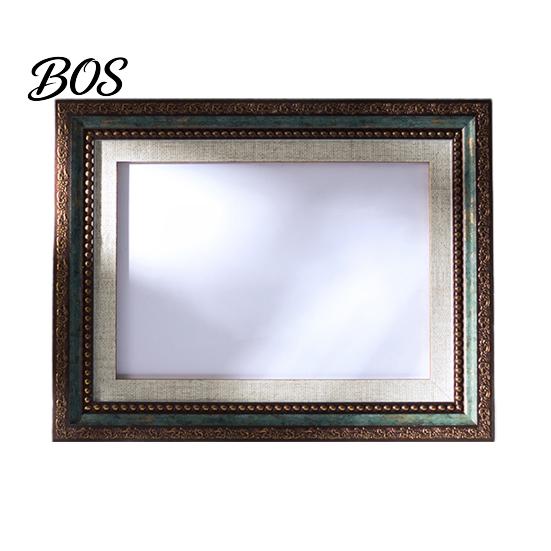 Retro Carved Frame Vintage Photo Frame, Art Mat Picture for Tabletop Display Rustic Home Decor & Wall Mount, Decorative Studio Portrait Photos