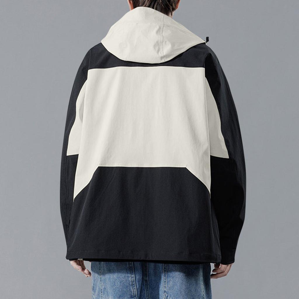 Men's Color Matching Jacket Fashionable And Casual Sportswear Mountaineering And Outdoor Couple Jacket