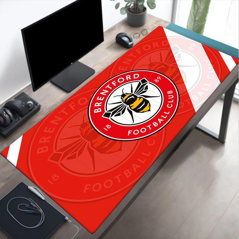 Brentford Football Club Crest Mouse pad Mouse pad, Gaming Mouse Pad, keyboard pad, Desk Decor for computer notebook Fan Gift Birthday Gift