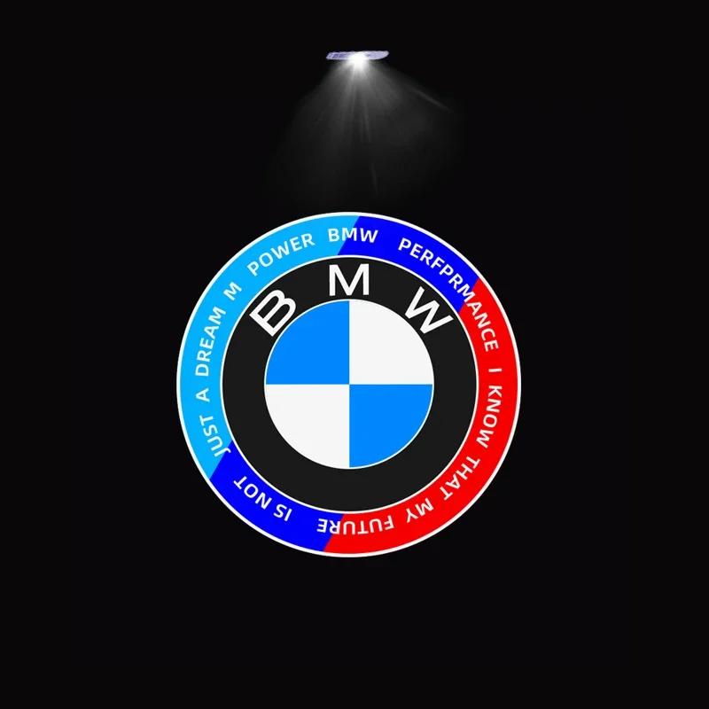 BMW 2 шт. Светодиодный лазерный проектор Приветственный свет на дверь автомобиля для BMW 50th M E84 E87 X5 E70 F25 E90 E91 F01 F02 E60 E61 F10 F15 F30 M3 M5