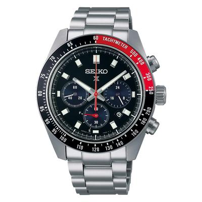 [Часы Seiko] Мужские часы Prospex Speedtimer Solar Chronograph Большие серебряные часы SBDL099