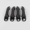 FOR Second generation Volkswagen Tiguan R-Line 2017- Accessory glossy carbon fibre pattern door handle covers trim 2018