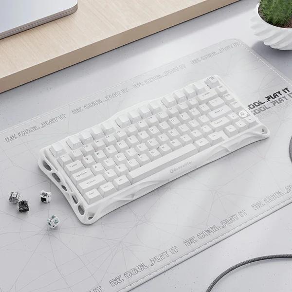 GravaStar Mercury K1Lite RGB Механическая клавиатура Сменные переключатели Игровая клавиатура Линейные переключатели Беспроводная игровая клавиатура RGB