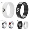 Simple Rings Contrast Color Black/White Valentine Gifts