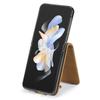 LC.IMEEKE Для Samsung Galaxy Z Flip5 5G Чехол из ПУ-кожи с держателем для карт, текстура теленка, подставка