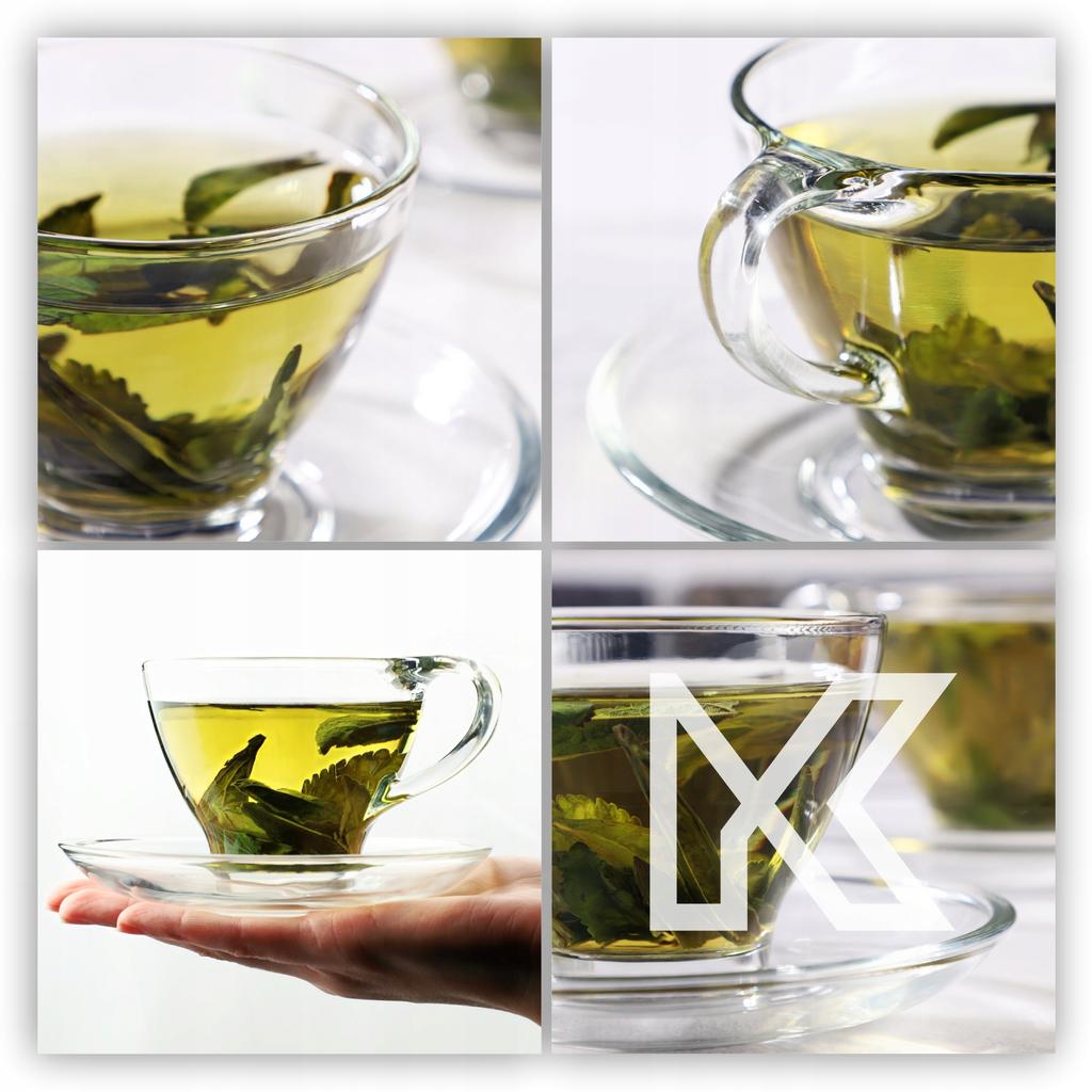 KADAX Cups With Saucers For Coffee Tea 200ml